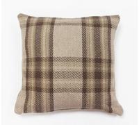 Rapport Home Highland Check Cushion Cover (43x43) in Natural | Size: 43 cm x 43 cm Rapport Home Natural 43 cm x 43 cm
