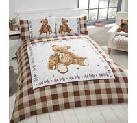 Hug Me Bear Duvet Set Rapport Home Natural Single
