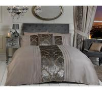 Rapport Home Super King Imogen Duvet Set - Mink