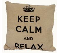 Rapport Home Keep Calm And Carry On Cushion Cover (45X45 Cm)