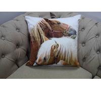 Rapport Home Kissing Horses Polyester Cushion Cover (43X43 Cm)