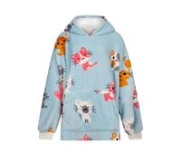 Rapport Home Kitties Fleece Hoodie By Rapport Rapport Home Multicolor One Size