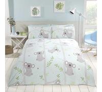 Rapport Home Koala Fun Duvet Cover Set with Pillowcase - Single, 135x200cm