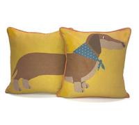 Rapport Home Sausage Dog Long Cushion Cover - 43x43cm, Ochre