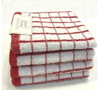 Rapport Home Luxury Terry Kitchen Towel 50x80 in Red Rapport Home Red