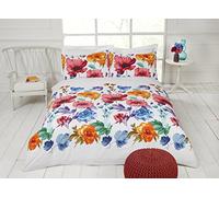 Rapport Home Meadow Flower Duvet Set, Single, Polyester-Cotton, Multi-Colour