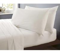 Rapport Home Microfibre Cream King Sheet Set Soft Bedding Set Luxury Easy Care Non-Iron Bedding