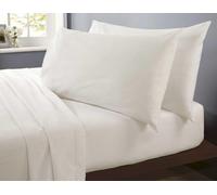 Rapport Home Microfibre Cream King Sheet Set Soft Bedding Set Luxury Easy Care Non-Iron Bedding