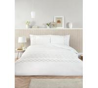 Rapport Home Modena Geo Polycotton Duvet Cover Set With Pillowcase King