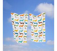 Rapport Home Multi Dog Towel 70x120 in White Rapport Home White