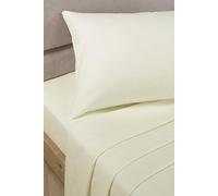Rapport Home New Ivory Percale 2.6ft (Small Single) Fitted Sheet