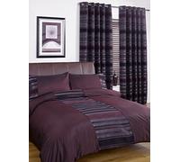 Rapport Home Single New York Duvet Set - Aubergine, Purple
