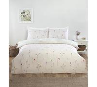 Rapport home Niamh Microfibre Full Bedding Set Single Multi Reversible Duvet Cover, Fitted Sheet with matching Pillowcases
