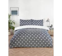 Rapport Home Northern Stars Microfibre Complete Duvet Set with Pillowcase in Grey | Size: Single Rapport Home Grey Single