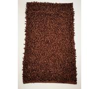 Rapport Home Oxford Shaggy Rug (55x85 cm) in Dark Brown Rapport Home Dark Brown