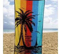 Rapport Home Palm Tree Beach Towel 85x160cm Rapport Home Multicolor