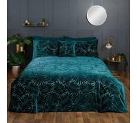 Rapport Home Super King Paloma Duvet Set - Emerald, Green