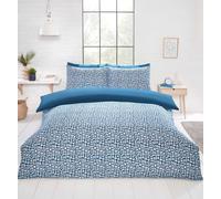 Rapport Home Pebbles Polyester Duvet Cover Set with Pillowcase in Blue | Size: Single Rapport Home Blue Single