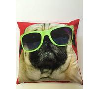 Rapport Home Percy Red 45cm by 45cm Cushion Cover Animal Theme