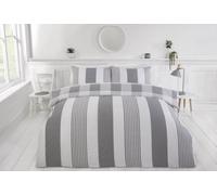 Rapport Home Ph Chambray Stripe Duvet Cover Set With Pillowcase