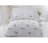 Rapport Home Ph Leopard Polycotton Duvet Set With Pillowcase