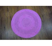Rapport Home Plain Round Cotton Mat New Pink