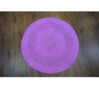 Rapport Home Plain Round Cotton Mat New Pink