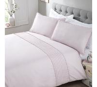 Rapport Home Single Pom Poms Duvet Set - Blush, Pink