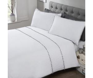 Rapport Home Pom Poms Polycotton Duvet Set With Pillowcase