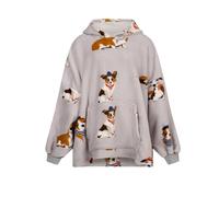 Rapport Home Poochies Fleece Hoodie By Rapport Rapport Home Multicolor One Size