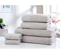 Rapport Home Retreat Cotton Super Soft & Absorbant Towel in Silver Rapport Home Silver