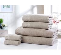 Rapport Home Retreat Cotton Super Soft & Absorbant Towel in Light Brown Rapport Home Light Brown