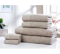 Rapport Home Retreat Cotton Super Soft & Absorbant Towel in Light Brown Rapport Home Light Brown