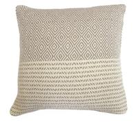 Rapport Home Throw Cushion Cover 100% Cotton Decorative Cream Cushion Cover (43 x 43 cm)