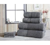Rapport Home Royal Velvet Pure Cotton Face Towel Grey