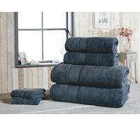 Rapport Home Royal Velvet Woven Cotton Super Soft & Absorbant Towel in Bright Blue Rapport Home Bright Blue