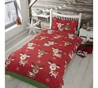 Rudolph & Friends Single Christmas Duvet Cover Set