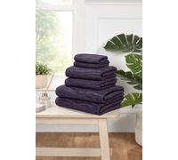 Rapport Home Safari 6-Piece Towel Bale | Bale Damson | Luxurious 100% Cotton 500gsm Bathroom Set