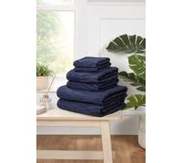 Rapport Home Safari 6-Piece Towel Bale | Bale Midnight Blue | Luxurious 100% Cotton 500gsm Bathroom Set