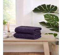 Rapport Home Safari Pure Cotton Face Cloth Towels Set Of 4 (Purple)