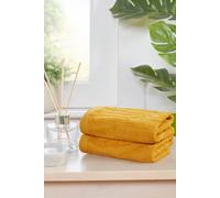 Rapport Home Safari Pure Cotton Face Towel Mustard Yellow