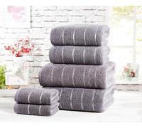 Rapport Home Sandringham Towel Hand Charcoal/silver