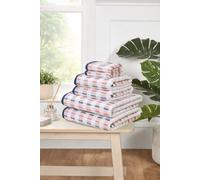 Rapport Home Santa Cruz 6-Piece Towel Bale | Luxurious 100% Cotton 500GSM Set for Soft Absorbent Comfort, Quick-Dry Use and Elegant Bathroom Style | Blush