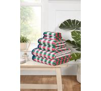 Rapport Home Santa Cruz 6-Piece Towel Bale | Luxurious 100% Cotton 500GSM Set for Soft Absorbent Comfort, Quick-Dry Use and Elegant Bathroom Style | Multi