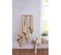 Rapport Home Santa Cruz Bath Sheets 2 Pack | Natural | 90x140cm | Luxurious 500GSM 100% Cotton | Oeko-Tex Certified Absorbent & Soft Bathroom Towels