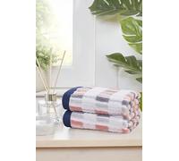 Rapport Home Santa Cruz Bath Towels 2 Pack | Bale Blush | 70x120cm | 100% Cotton 500GSM | Oeko-Tex Made in Green & BCI Certified