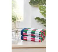 Rapport Home Santa Cruz Bath Towels 2 Pack | Multi | 70x120cm | 100% Cotton 500GSM | Oeko-Tex Made in Green & BCI Certified