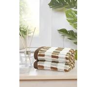 Rapport Home Santa Cruz Bath Towels 2 Pack | Natural | 70x120cm | 100% Cotton 500GSM | Oeko-Tex Made in Green & BCI Certified