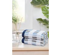 Rapport Home Santa Cruz Pure Cotton Face Cloth Towels Set Of 4 (Blue)