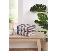 Rapport Home Santa Cruz Pure Cotton Striped Face, Hand, Bath Towel & Bath Sheet Set Rapport Home Multicolor